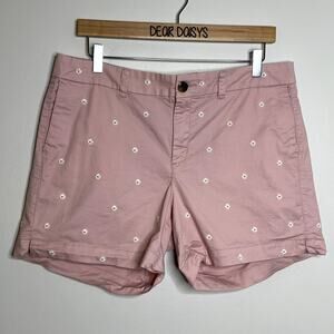 Old Navy Everyday Short Pink Flower Shorts